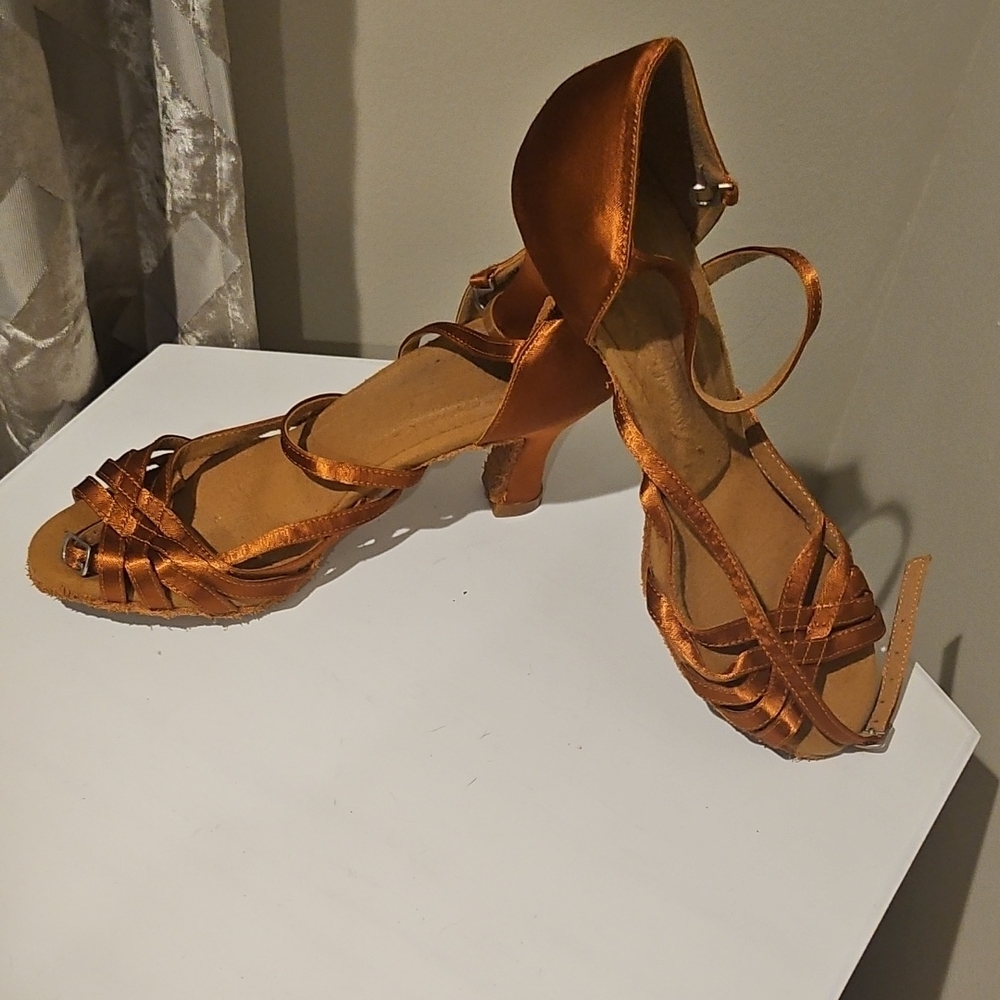 Elegant Satin Strappy Heels